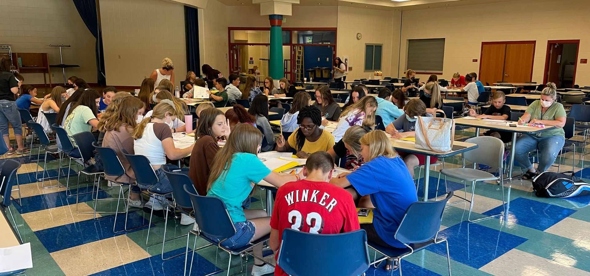 8th Grade Beekeepers Get Ready for New HCMS 6th Graders