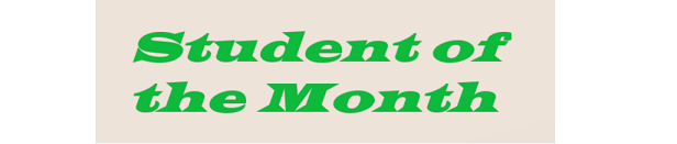 February Student of the Month