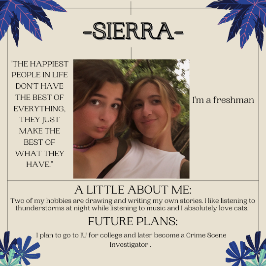 About Me (Sierra Sinders)