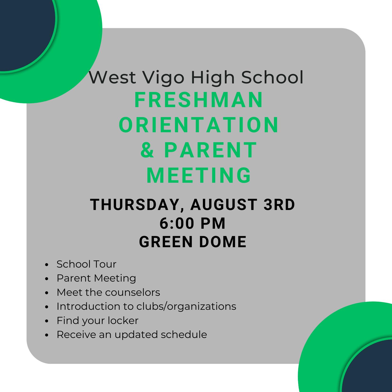 Freshman Orientation
